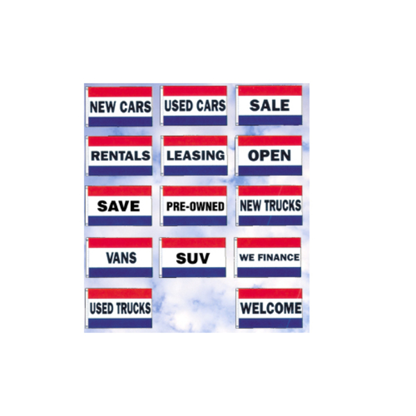 Nabco 3' X 5' Nylon Stock Flags: Save NS35-SAVE